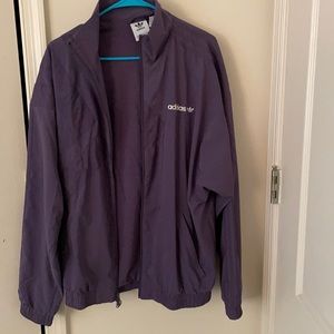Purple Adidas Bomber Jacket